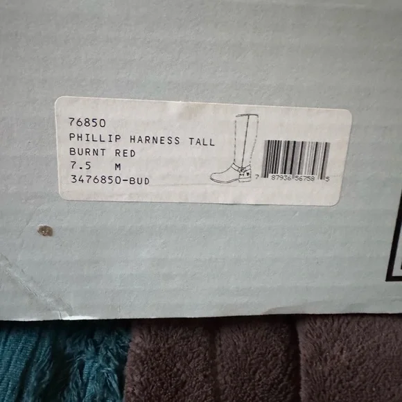 Frye Women's Burgundy Leather Heeled Boots - Picture 6 of 7